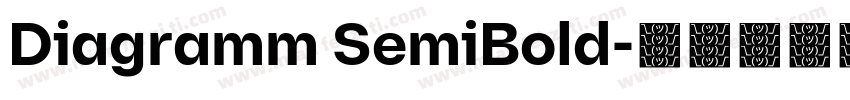 Diagramm SemiBold字体转换